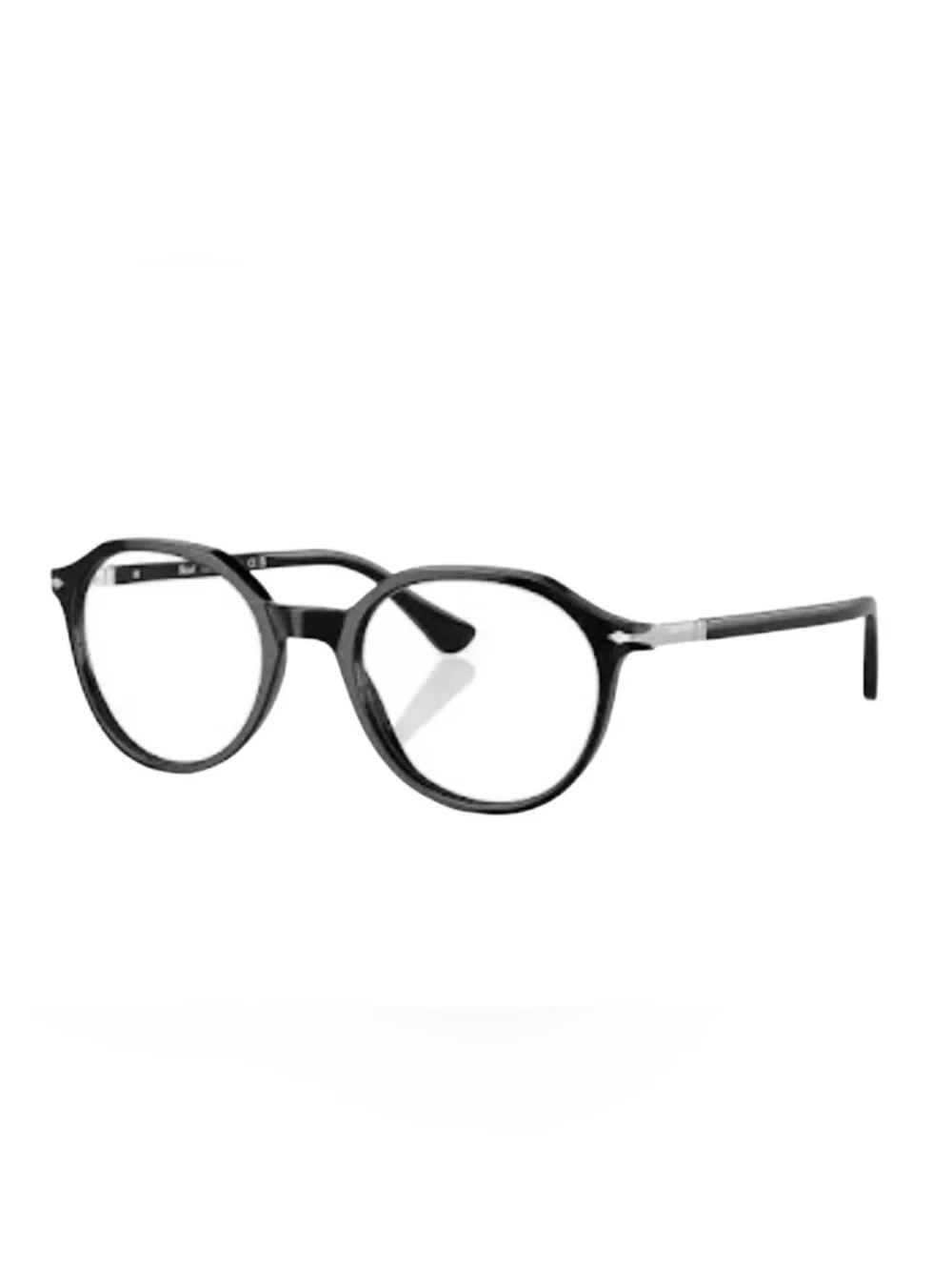 Authentic Persol Italian designer black round prescription eyeglasses frames